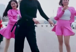 穿古装黑衣服小姐姐跳舞,黑衣舞者演绎古典风华